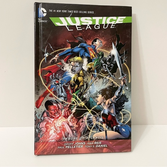 DC Comics Justice League Throne of Atlantis Hardback Book - Picture 1 of 16